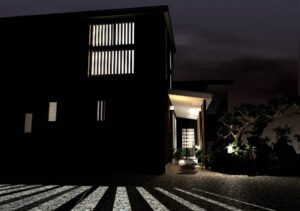 和風モダンな外観