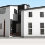 ウッドデッキのある注文住宅