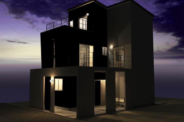 大阪 注文住宅 大阪府 四条畷市 モダン注文住宅