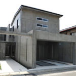 京都市北区のRC造高級住宅,ガレージハウス,屋上テラス