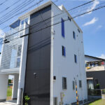 埼玉県川口市鳩ヶ谷こだわりいっぱいの狭小住宅・和モダンの家外観