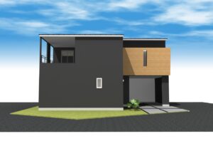 間もなく着工・京都府向日市のリビングとつながるガレージハウス