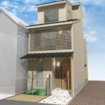 和モダン狭小住宅