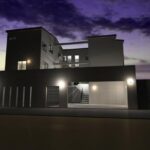 古い擁壁平屋住宅3D設計