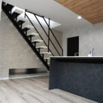 詳細不明の既存石積擁壁がある敷地に長期優良住宅・高性能ガレージハウス