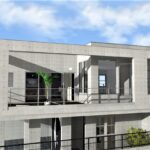 京都の建築事務所・工務店が創るデザイン住宅・コンクリート打放し×ナチュラルモダンのガレージハウス１０
