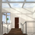 京都の建築事務所・工務店が創るデザイン住宅・コンクリート打放し×ナチュラルモダンのガレージハウス７