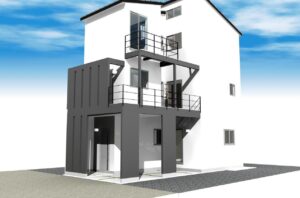 京都市右京区木造3階建て
