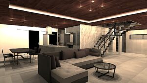 京都のデザイン建築事務所、工務店デザインファーストの「本物よりリアル」な3D設計