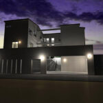 高低差のある家