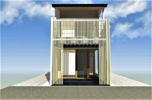 京都市東山区の狭小住宅