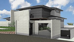 京都市西京区で着手・150坪の敷地に建つ「ホテルライフ」を実現する高級注文住宅──堅牢さと優美さを兼ね備えた、要塞のような邸宅。