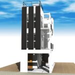 京都市伏見区狭小住宅の和モダン、工務店、建築事務所のかっこいい注文住宅