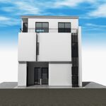 山科区安朱和の狭小住宅