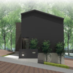 琵琶湖と暮らす——水と光が巡る、和モダンの邸宅,外観,傾斜地