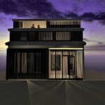 和モダン,民泊,宿泊施設,飛騨高山,外観,格子