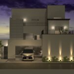 京都府宇治市の高低差を活かしたスキップフロア設計・おしゃれな家