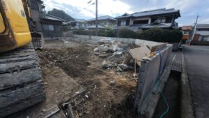 滋賀県大津市稲葉台の注文住宅・解体工事