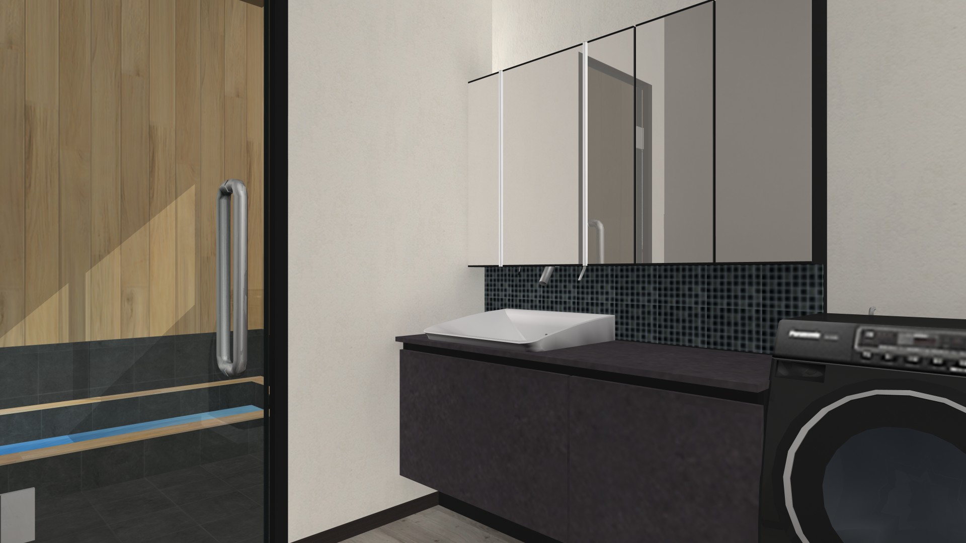 宇治、高低差のある土地、和モダン、スキップフロア、ビルドインガレージ、土間座敷、居酒屋キッチン