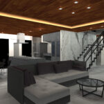 京都滋賀の建築事務所、工務店が作るおしゃれでかっこいい家リビング