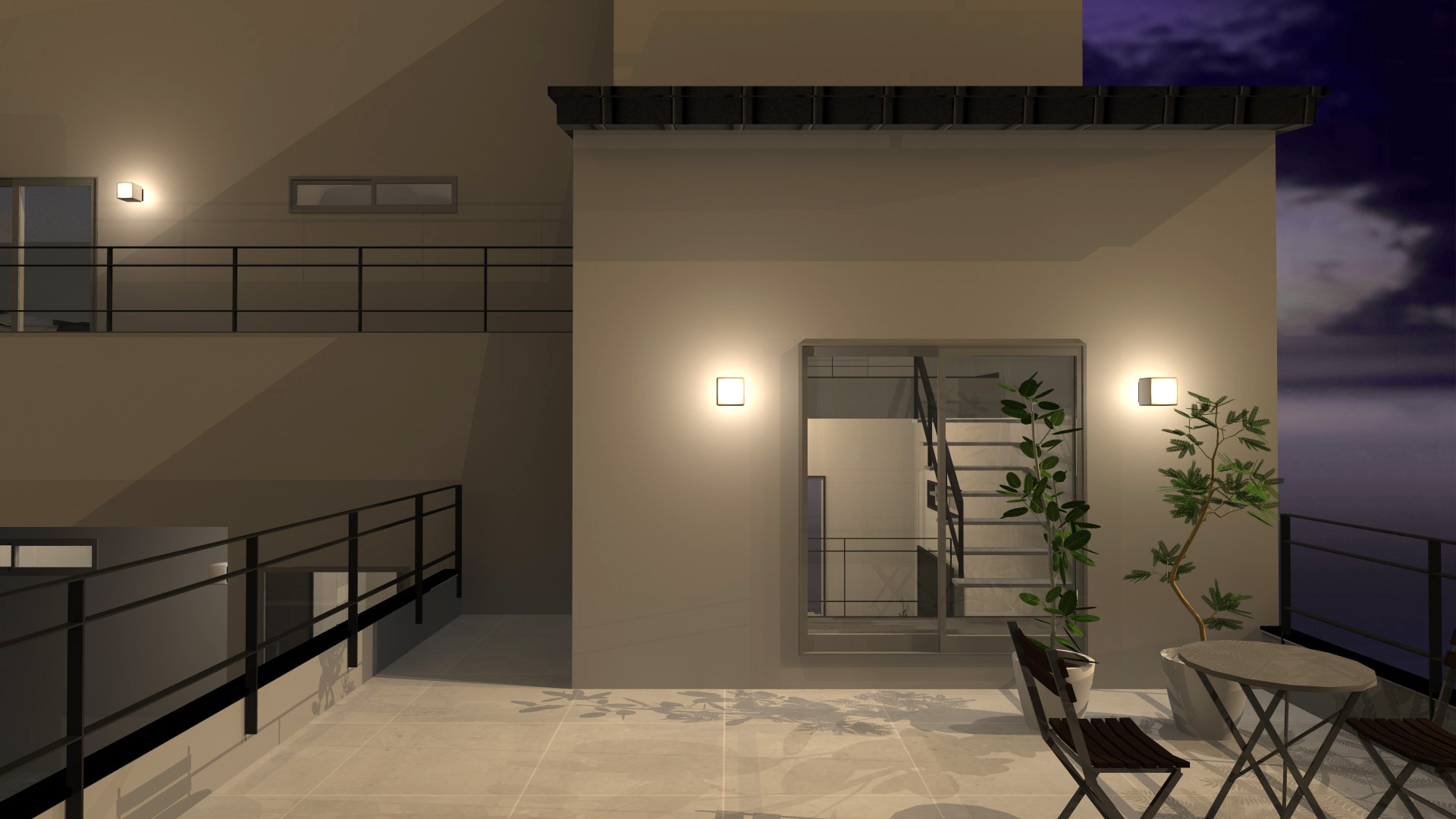 宇治、高低差のある土地、和モダン、スキップフロア、ビルドインガレージ、土間座敷、居酒屋キッチン