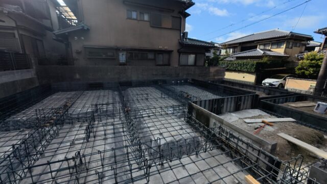 木造2階建て基礎鉄筋工事9