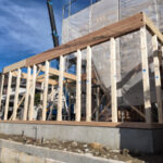 滋賀県大津市稲葉台の注文住宅・上棟４