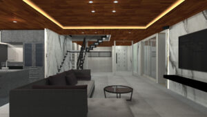 京都の工務店・デザイン建築事務所のおしゃれな家、リビングダイニング