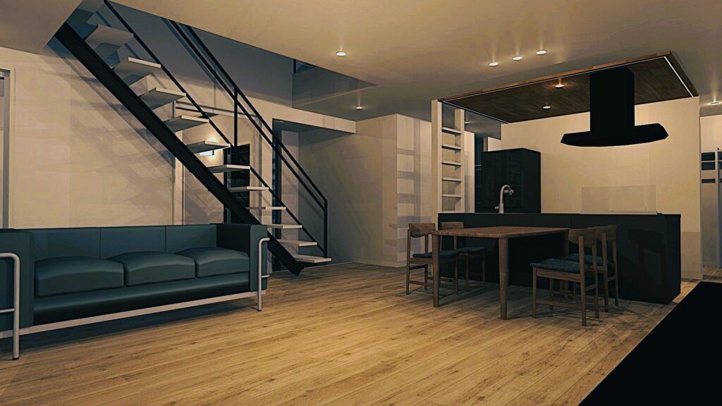 滋賀県大津市の70坪にパティオと暮らす、穏やかな大津の邸宅