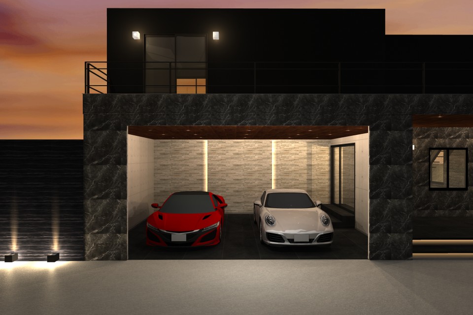 愛車を「魅せる」ガレージハウスという発想