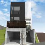 京都府宇治市傾斜地 住宅