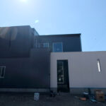 滋賀県大津市稲葉台の注文住宅、京都、注文住宅、工務店、建築士事務所、施工例、工事中、外観、外構