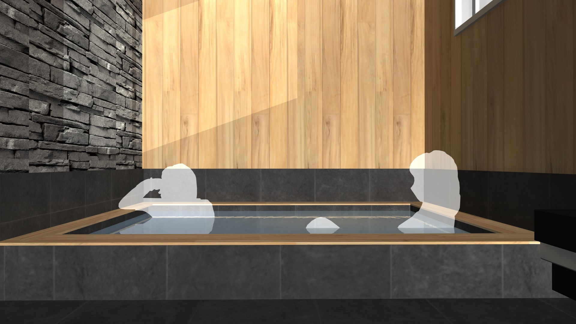 京都府宇治市の高低差のある土地に、ビルドインガレージのある和モダンの理想邸宅,洗面,風呂,造作,和風