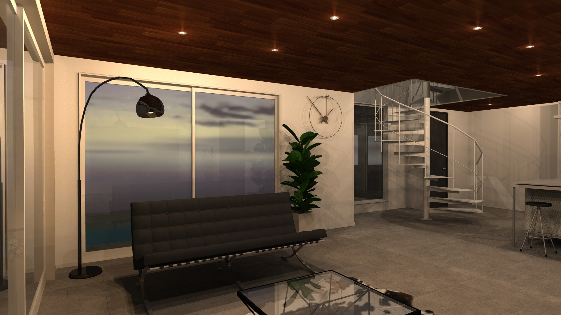 京都市,西賀茂,最大10mの高低差,高台,眺望,プール,擁壁,ホテルライク,ホテルライフ,リゾート,モダン,大開口の窓,高級住宅,擬石,版築塀,螺旋階段,吹き抜け階段,2階玄関