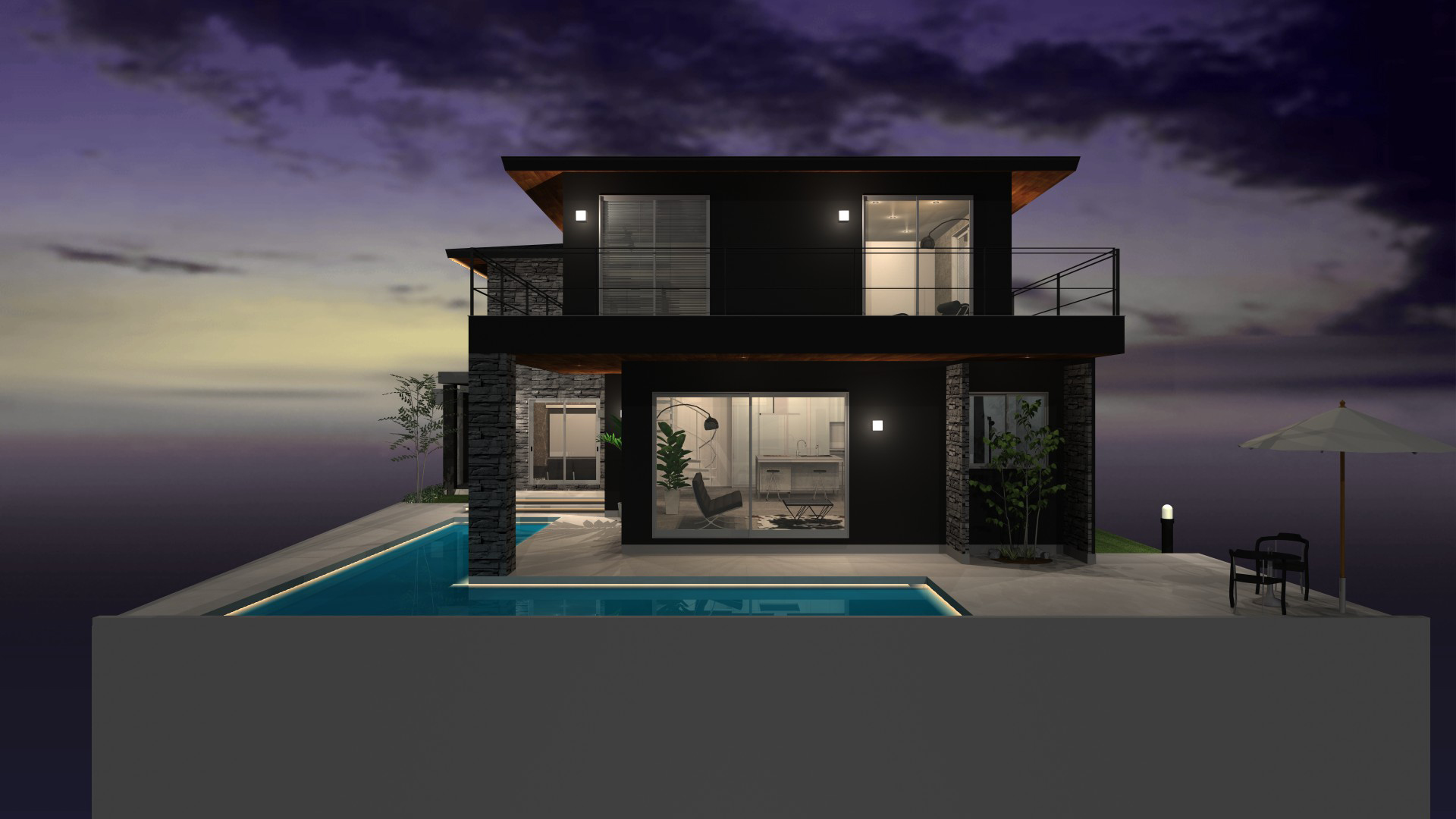 京都市,西賀茂,最大10mの高低差,高台,眺望,プール,擁壁,ホテルライク,ホテルライフ,リゾート,モダン,大開口の窓,高級住宅,擬石,版築塀,螺旋階段,吹き抜け階段,2階玄関