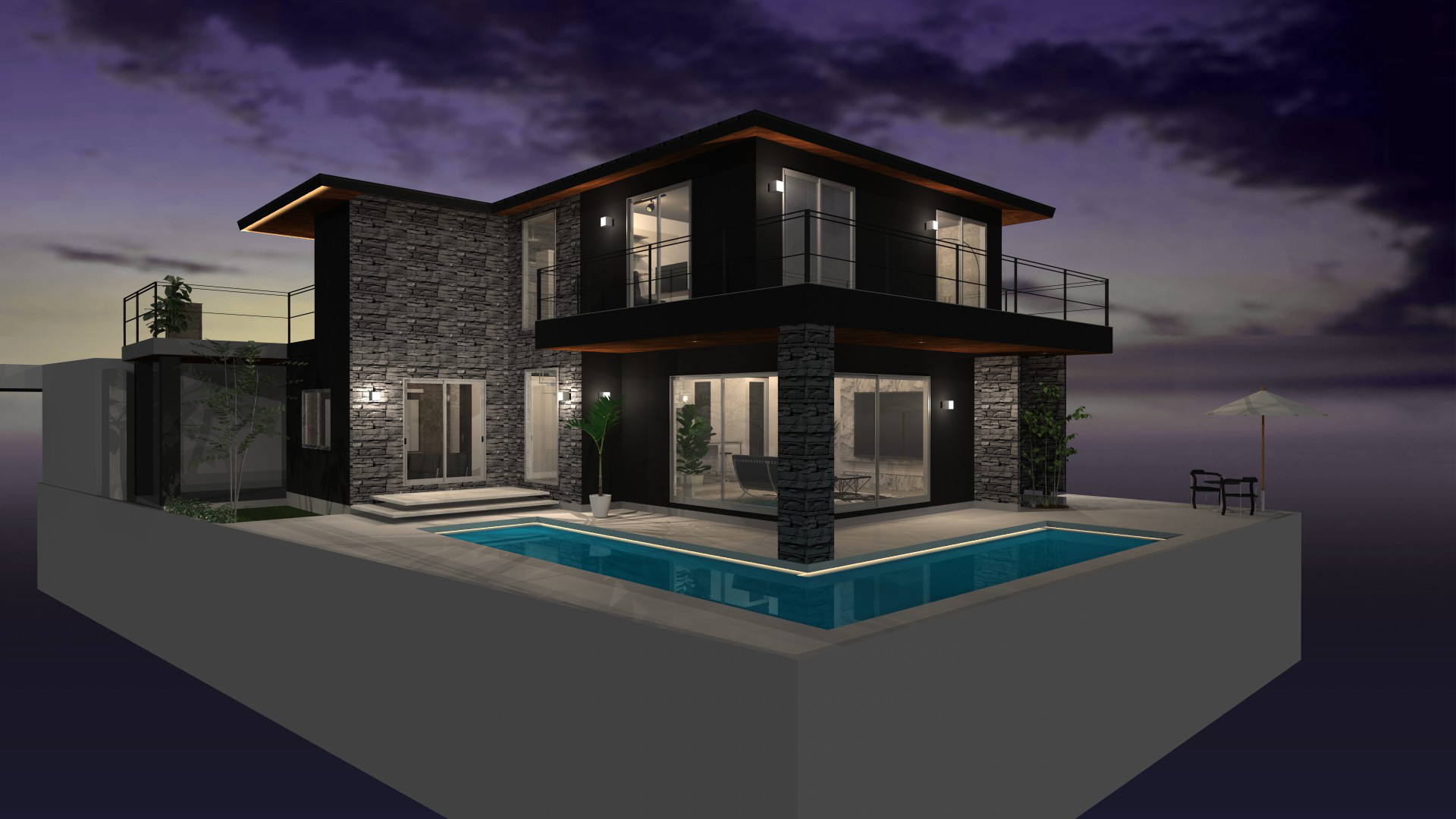 京都市西賀茂｜最大10mの高低差を活かした“眺望×リゾート”の高級住宅計画