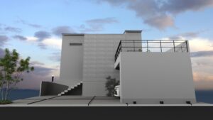 京都府宇治市・高低差の敷地・新築一戸建て住宅