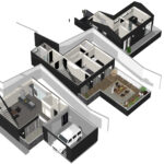 図面だけでは分かりにくい空間を3D設計で確認する