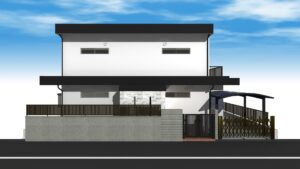 築45年・RC造プレキャスト住宅リフォーム、外壁塗装、防水塗装、窓交換、雨戸交換