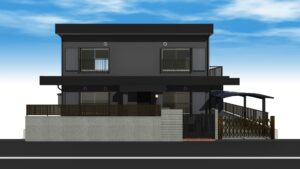 築45年・RC造プレキャスト住宅リフォーム、外壁塗装、防水塗装、窓交換、雨戸交換